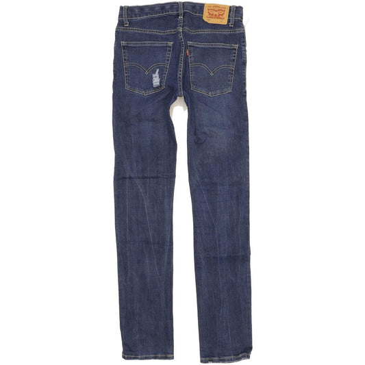 Levi's 510 Kids Blue Skinny Slim Stretch Jeans W28 L32