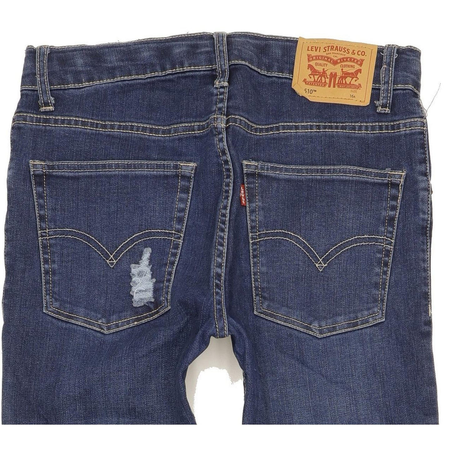 Levi's 510 Kids Blue Skinny Slim Stretch Jeans W28 L32