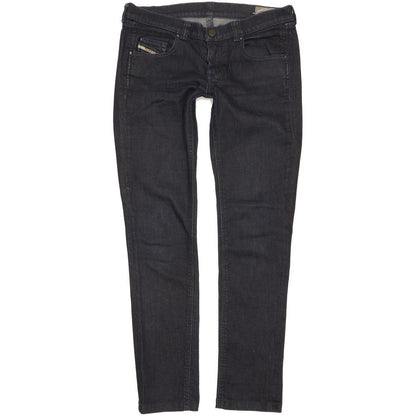Diesel Doozy 00AA8 Women Navy Straight Slim Stretch Jeans W29 L29