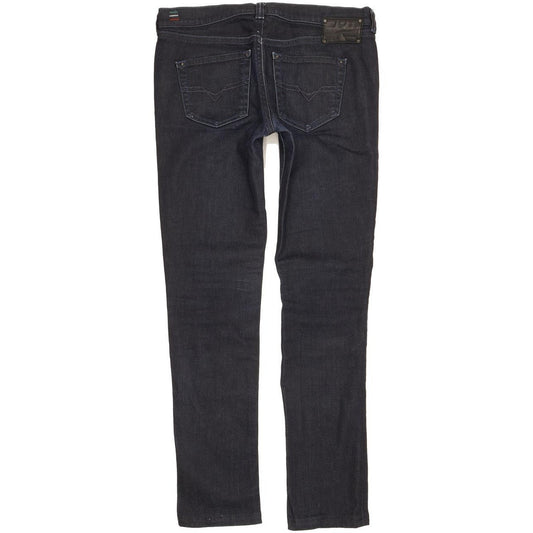 Diesel Doozy 00AA8 Women Navy Straight Slim Stretch Jeans W29 L29