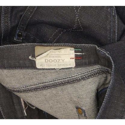 Diesel Doozy 00AA8 Women Navy Straight Slim Stretch Jeans W29 L29