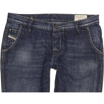 Diesel Joyze Women Blue Tapered Slim Jeans W29 L32