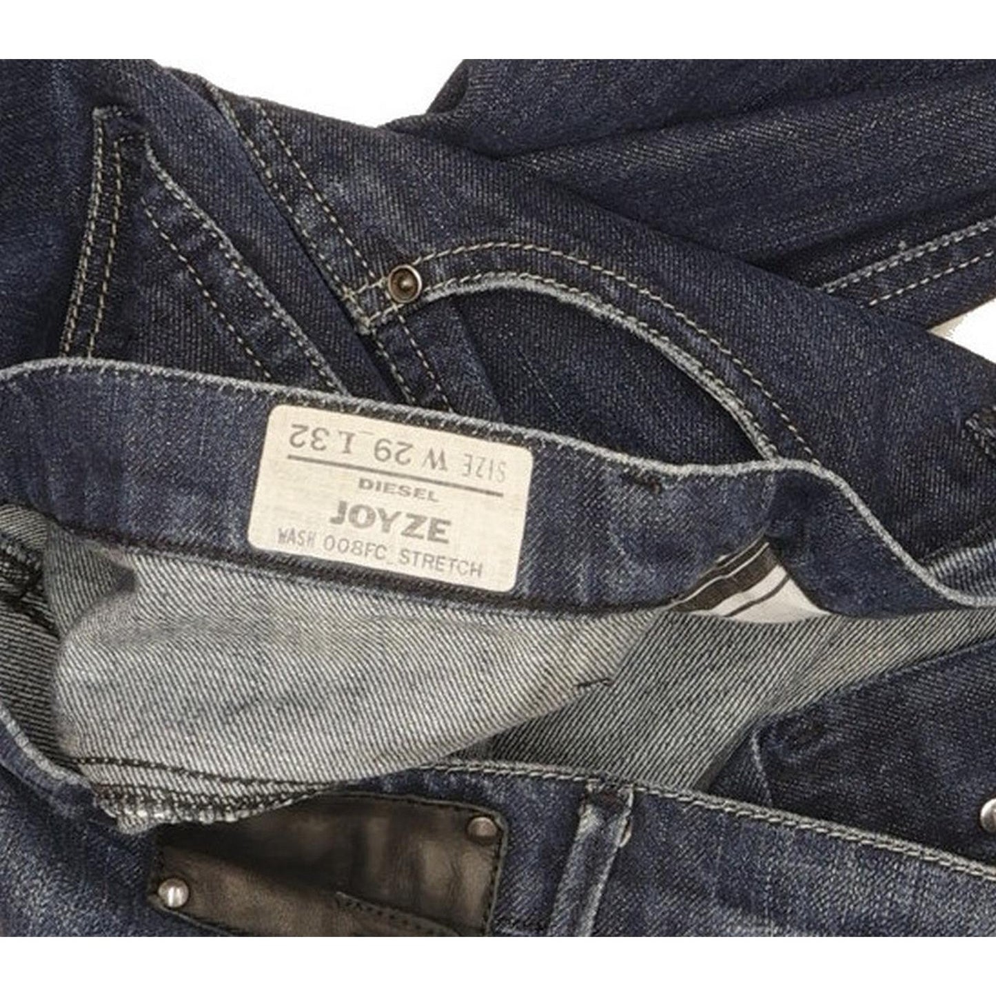 Diesel Joyze Women Blue Tapered Slim Jeans W29 L32