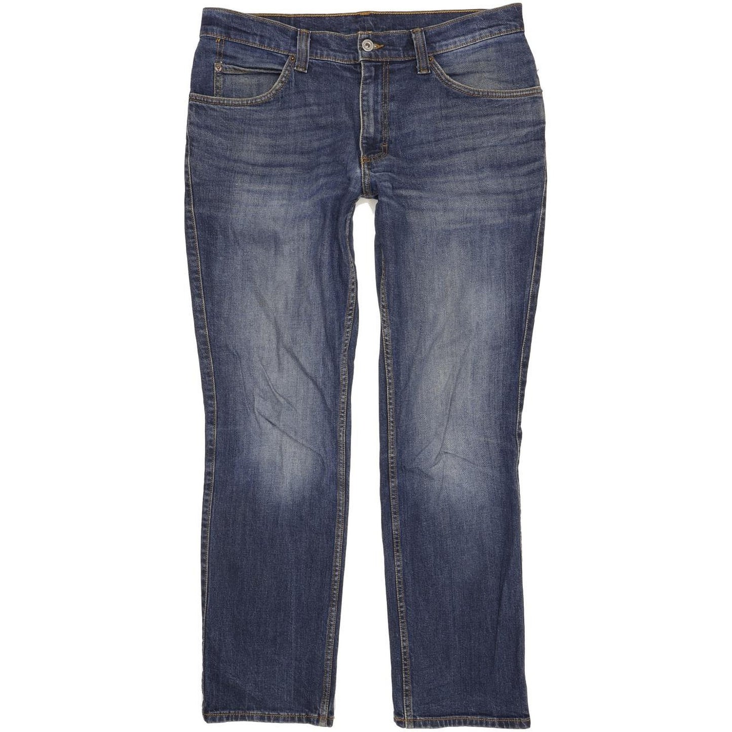 Mustang Men Blue Straight Regular Jeans W36 L31