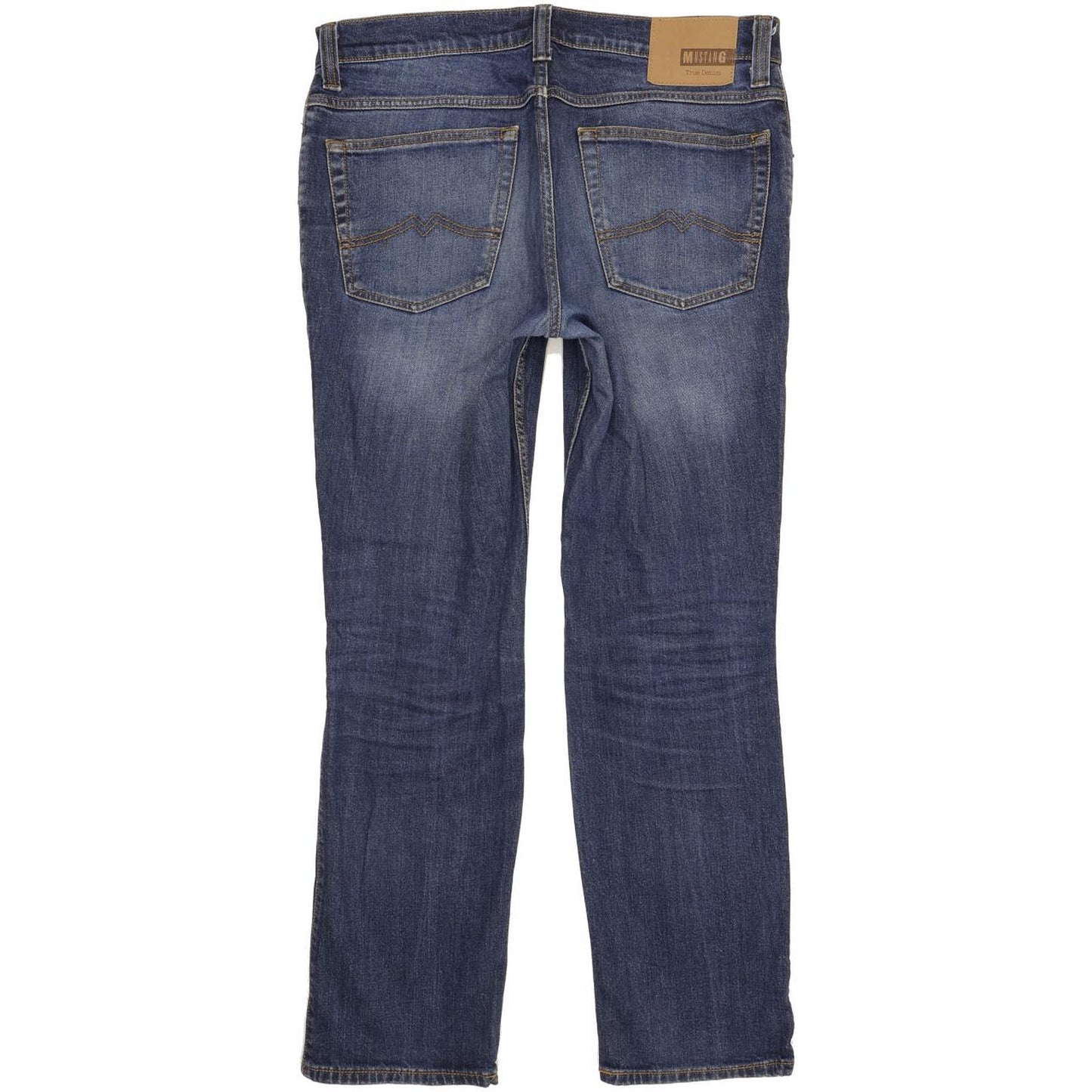 Mustang Men Blue Straight Regular Jeans W36 L31