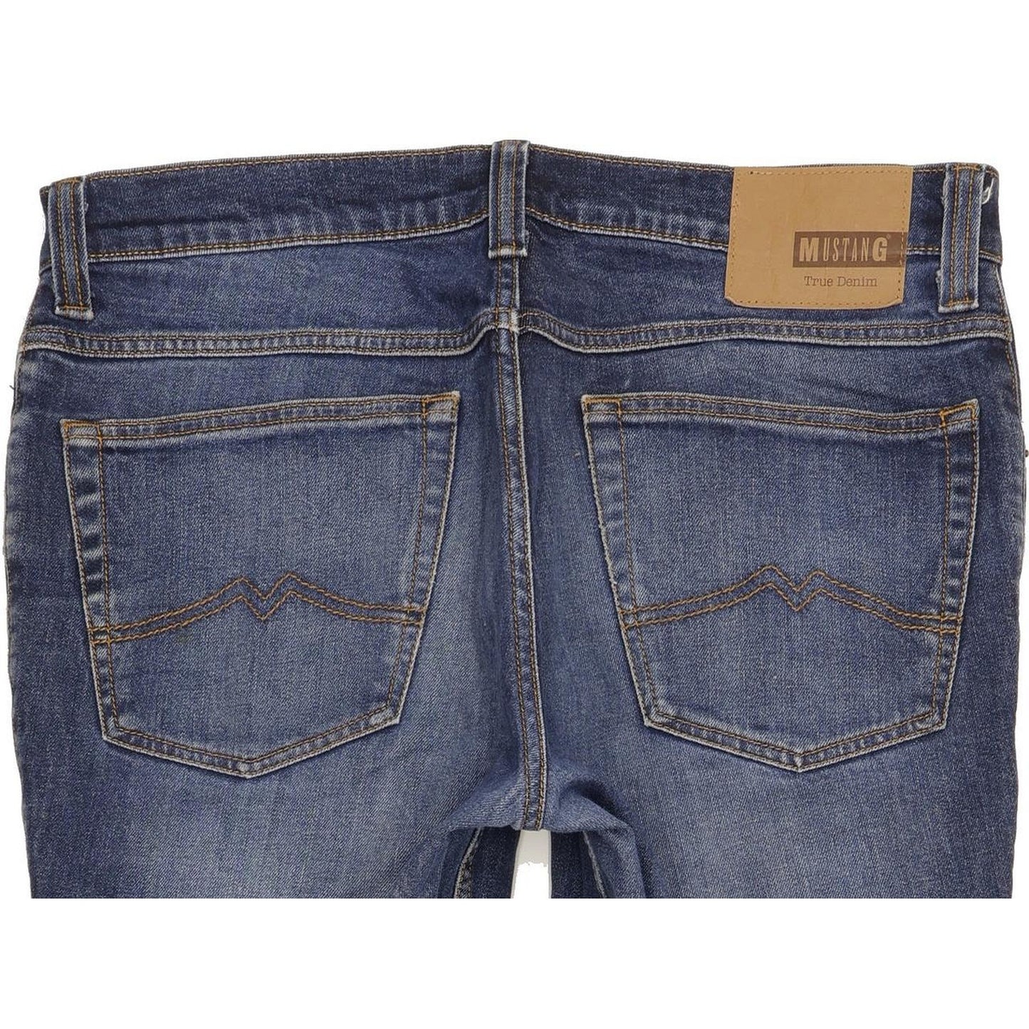 Mustang Men Blue Straight Regular Jeans W36 L31