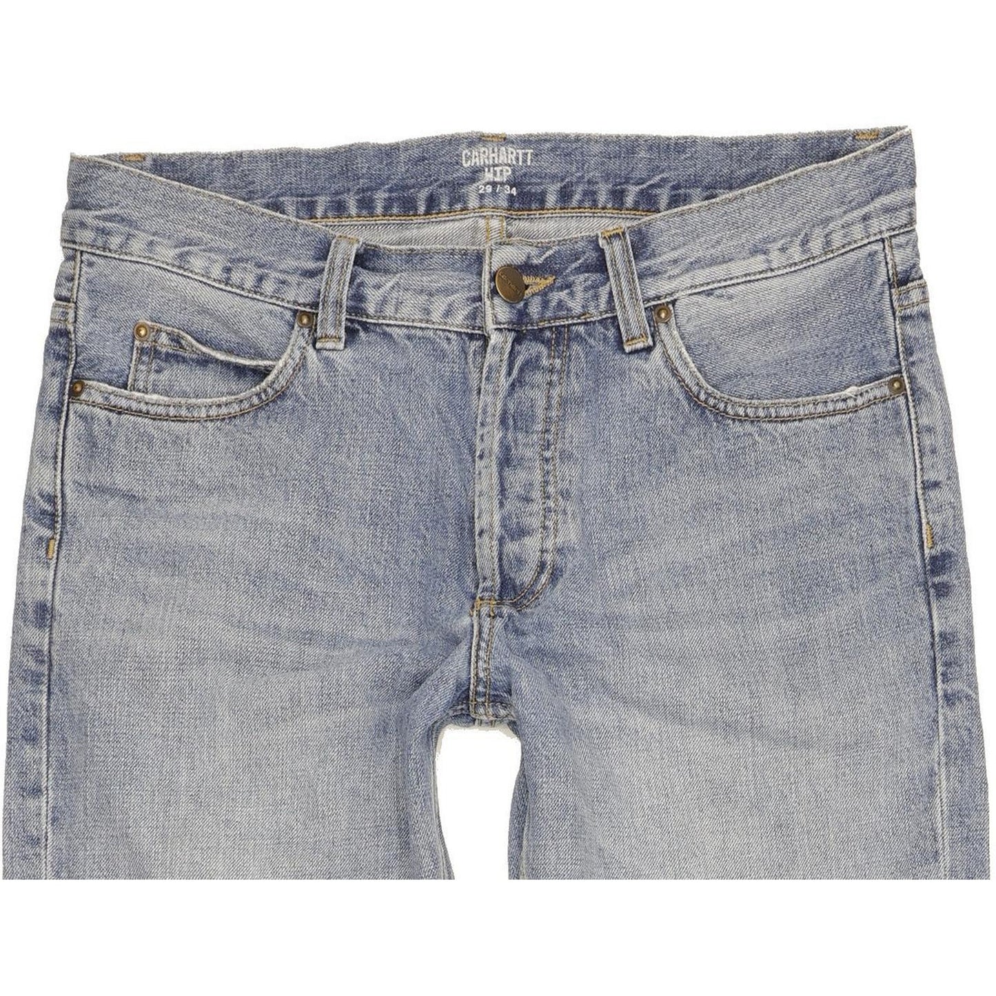 Carhartt Bexar Men Blue Straight Regular Jeans W29 L33