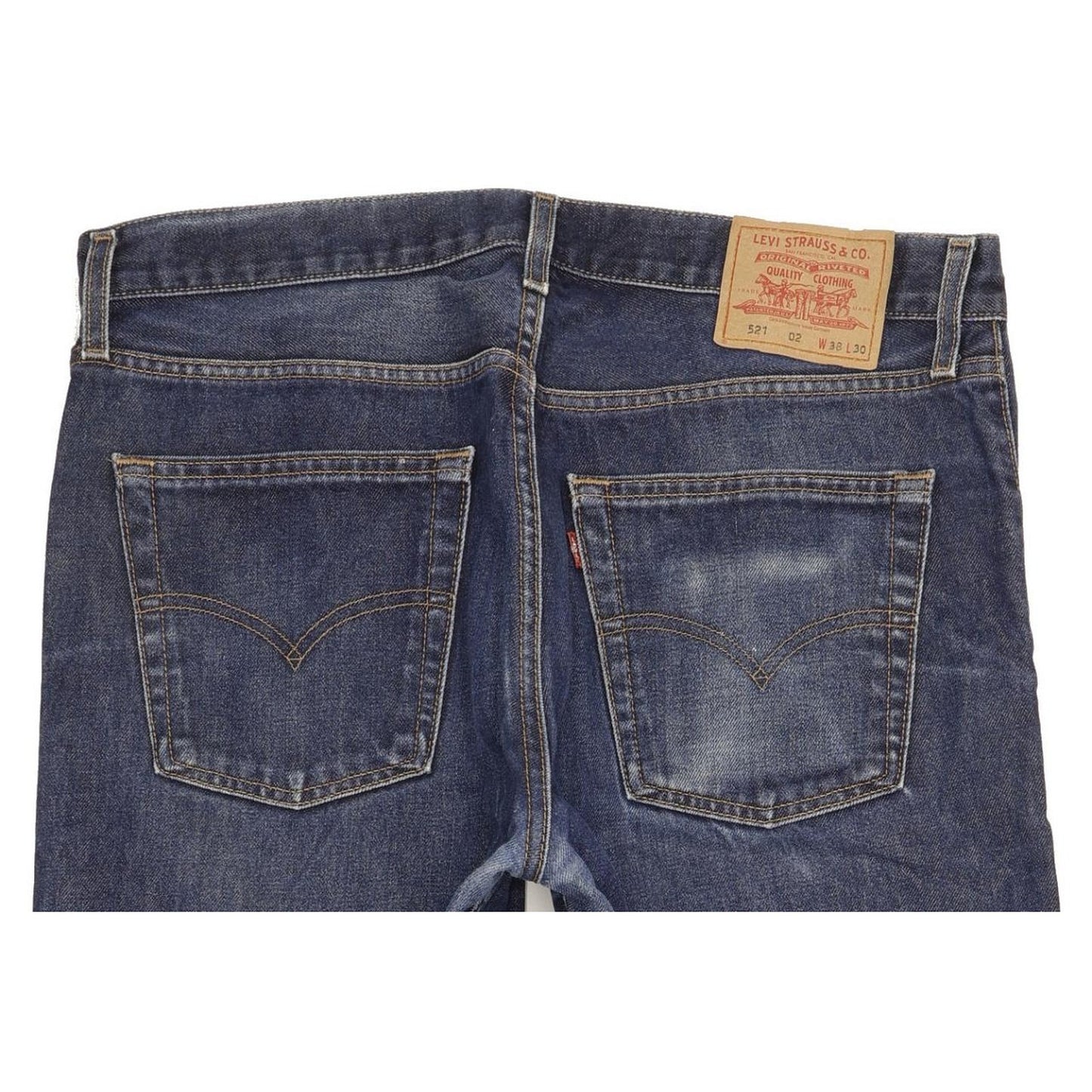 Levi's 521 Men Blue Straight Regular Jeans W37 L29