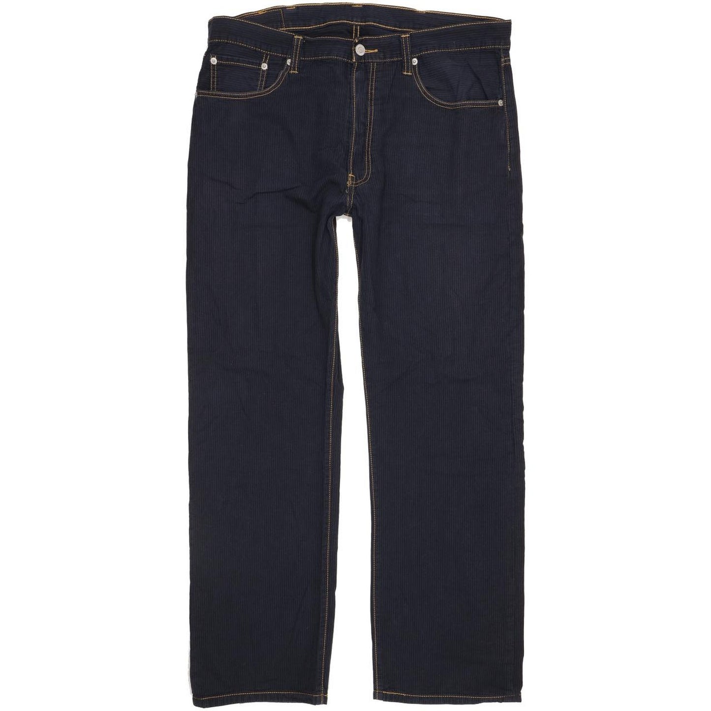 Levi's 501 Men Navy Straight Regular Trousers W38 L31