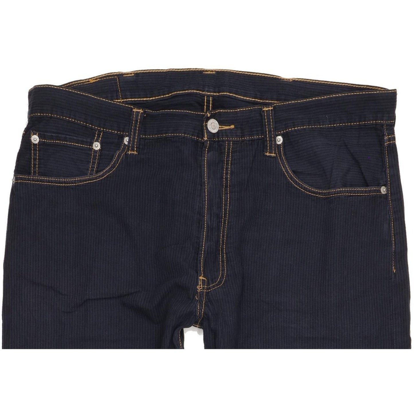 Levi's 501 Men Navy Straight Regular Trousers W38 L31