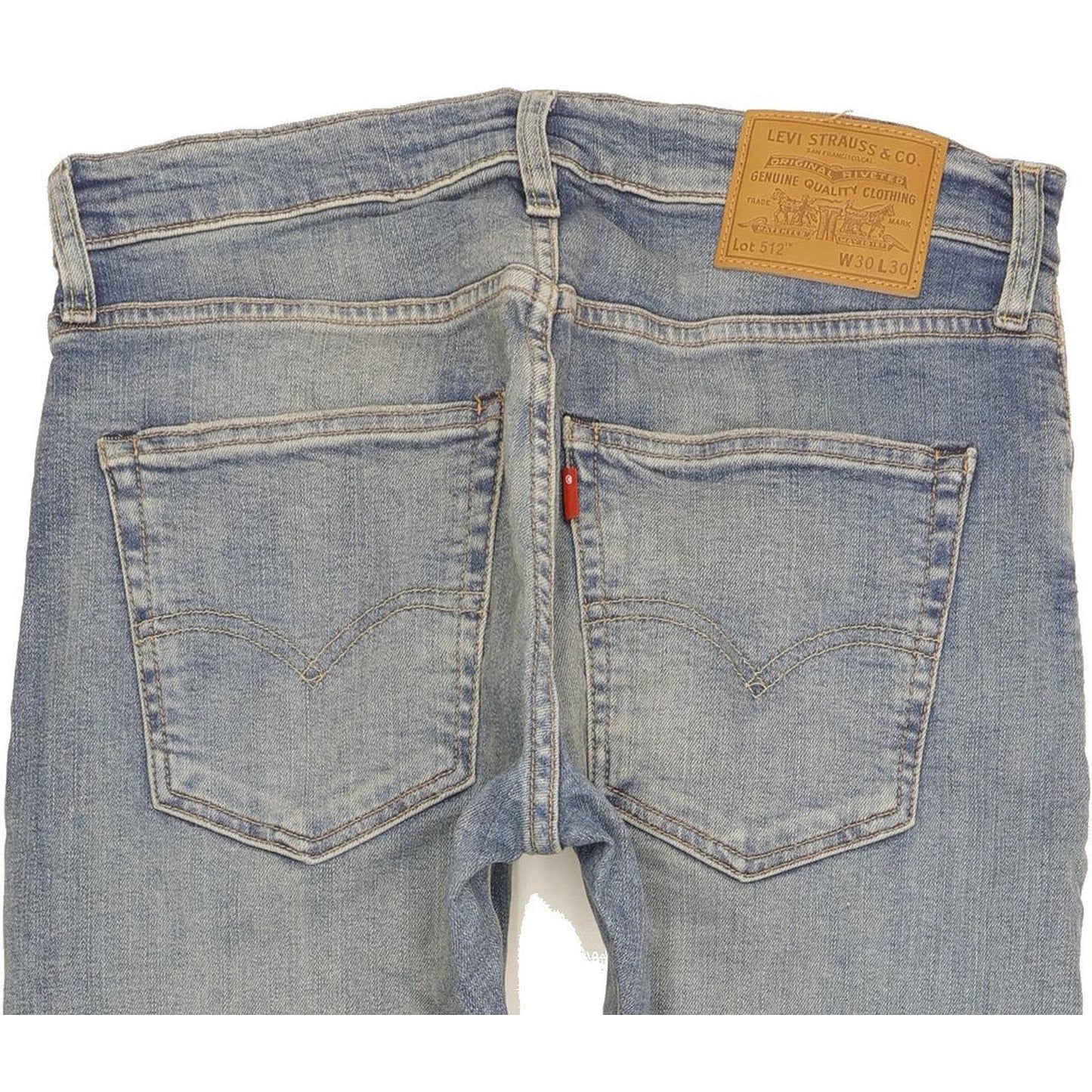 Levi's 512 Men Blue Tapered Slim Stretch Jeans W30 L29