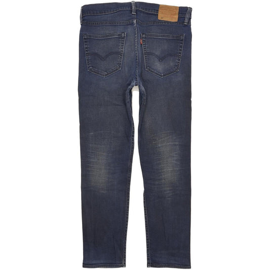 Levi's 522 Men Blue Straight Slim Stretch Jeans W34 L29