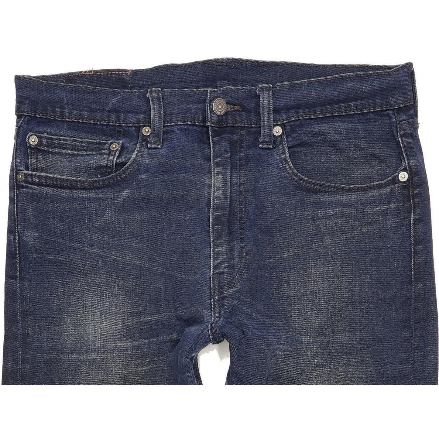 Levi's 522 Men Blue Straight Slim Stretch Jeans W34 L29