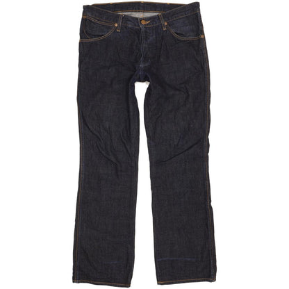 Wrangler Rockville Men Navy Straight Regular Jeans W32 L29