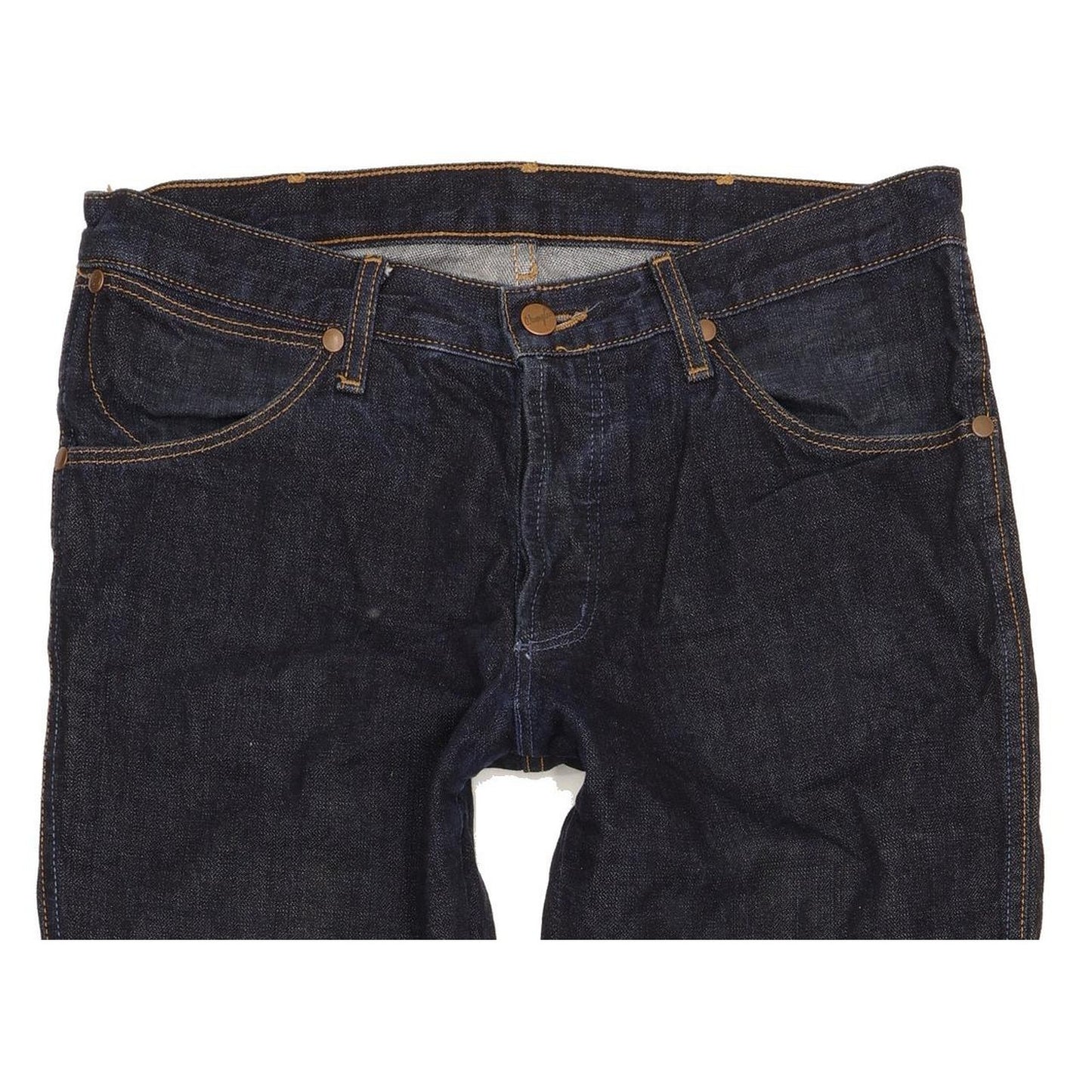 Wrangler Rockville Men Navy Straight Regular Jeans W32 L29