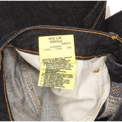 Wrangler Rockville Men Navy Straight Regular Jeans W32 L29