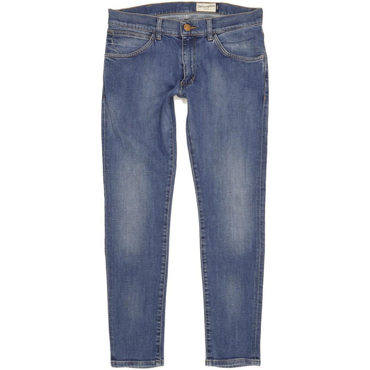 Wrangler Bryson Men Blue Skinny Slim Stretch Jeans W31 L30