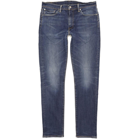 Levi's 508 Men Blue Straight Slim Stretch Jeans W33 L34