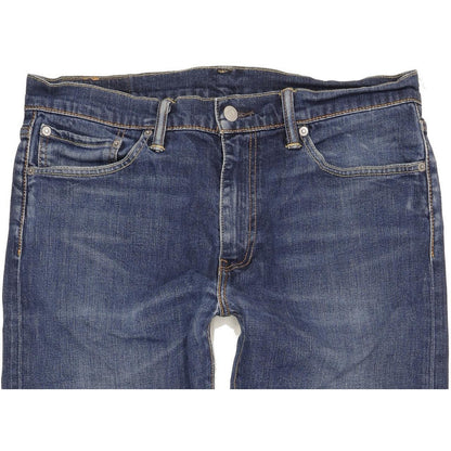 Levi's 508 Men Blue Straight Slim Stretch Jeans W33 L34