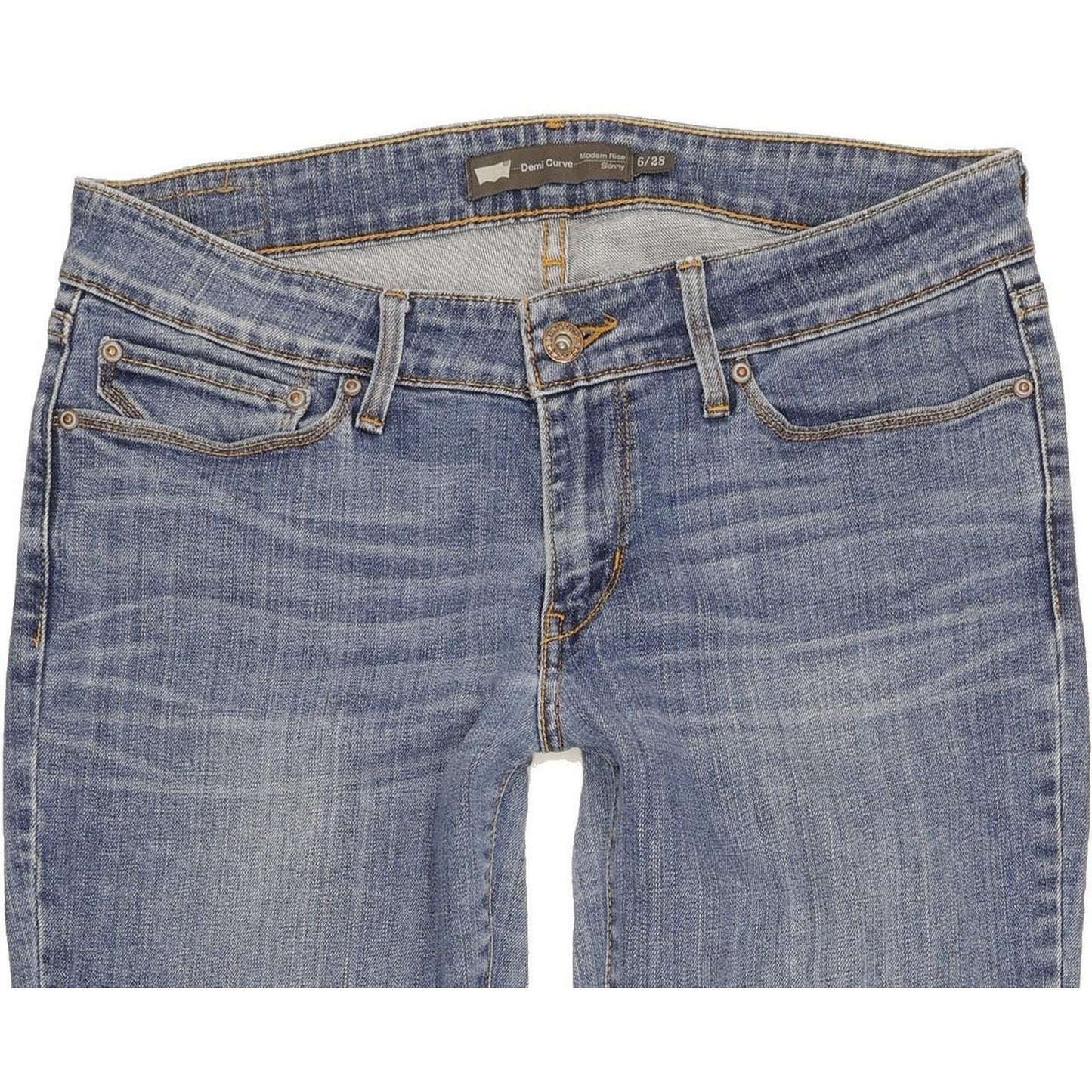 Levi's Demi Curve Women Blue Skinny Slim Stretch Jeans W28 L32