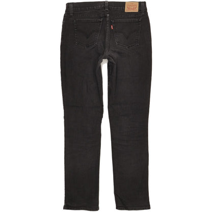 Levi's 414 Women Black Straight Relaxed Stretch Jeans W28 L31