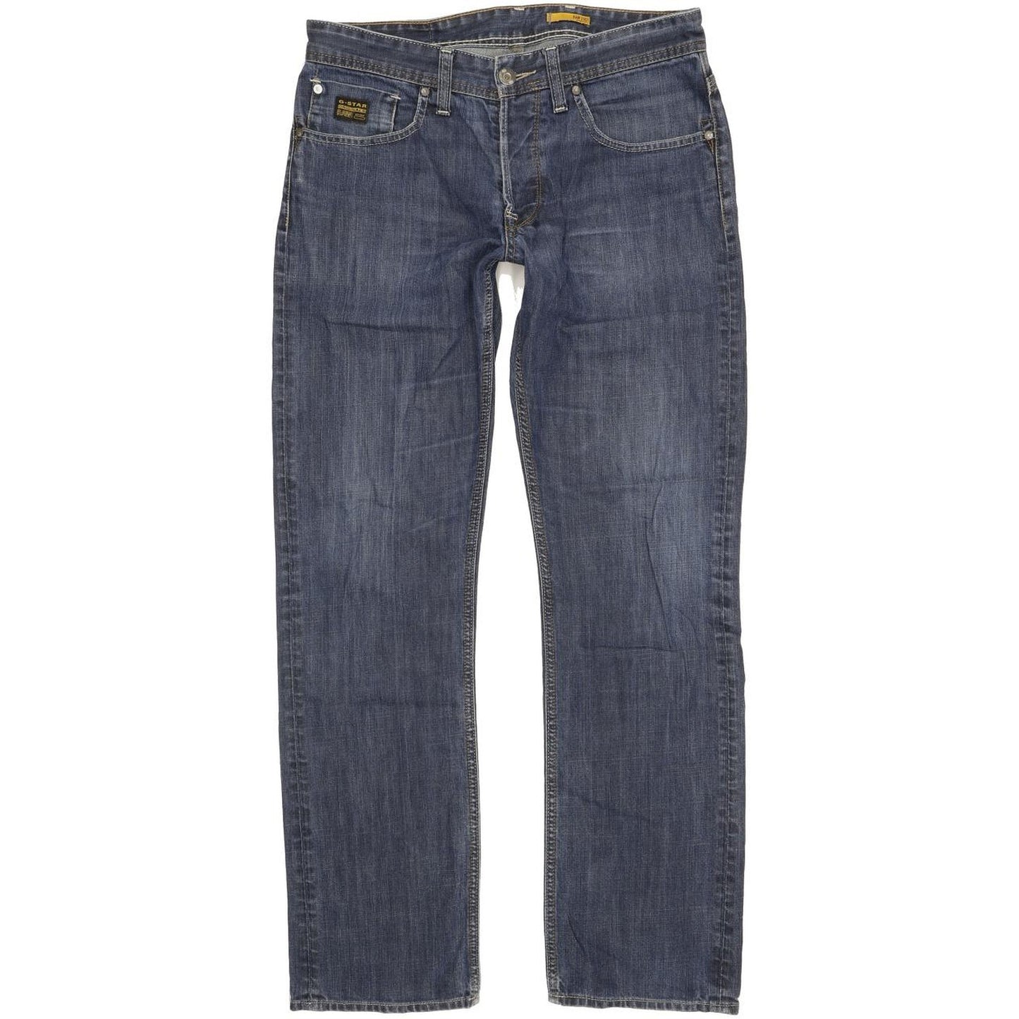 G-Star Porter Men Blue Straight Regular Jeans W32 L32