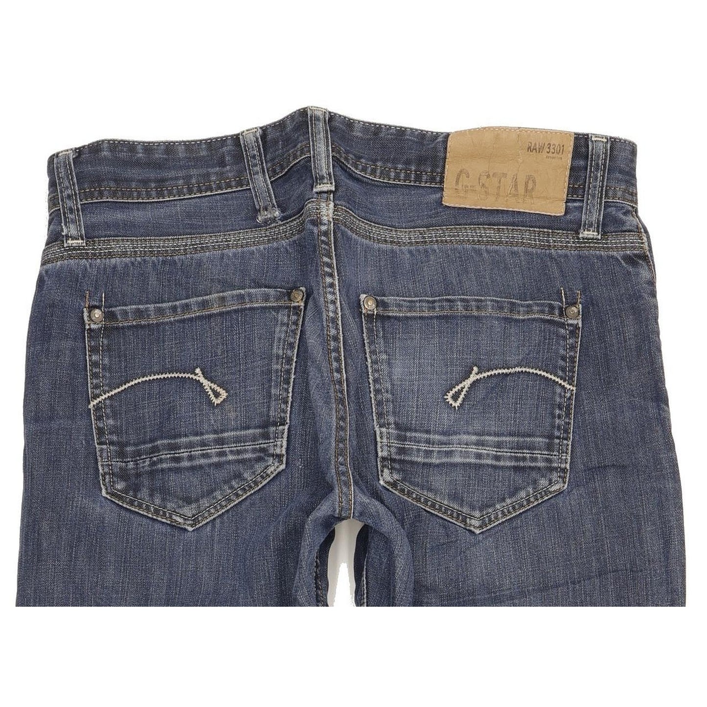 G-Star Porter Men Blue Straight Regular Jeans W32 L32