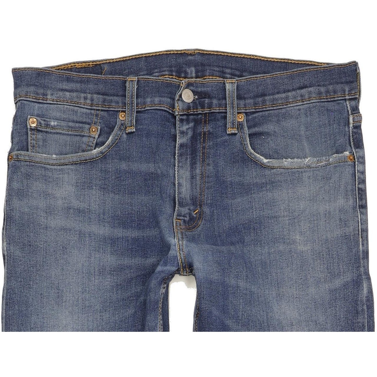 Levi's Men Blue Straight Slim Stretch Jeans W32 L32