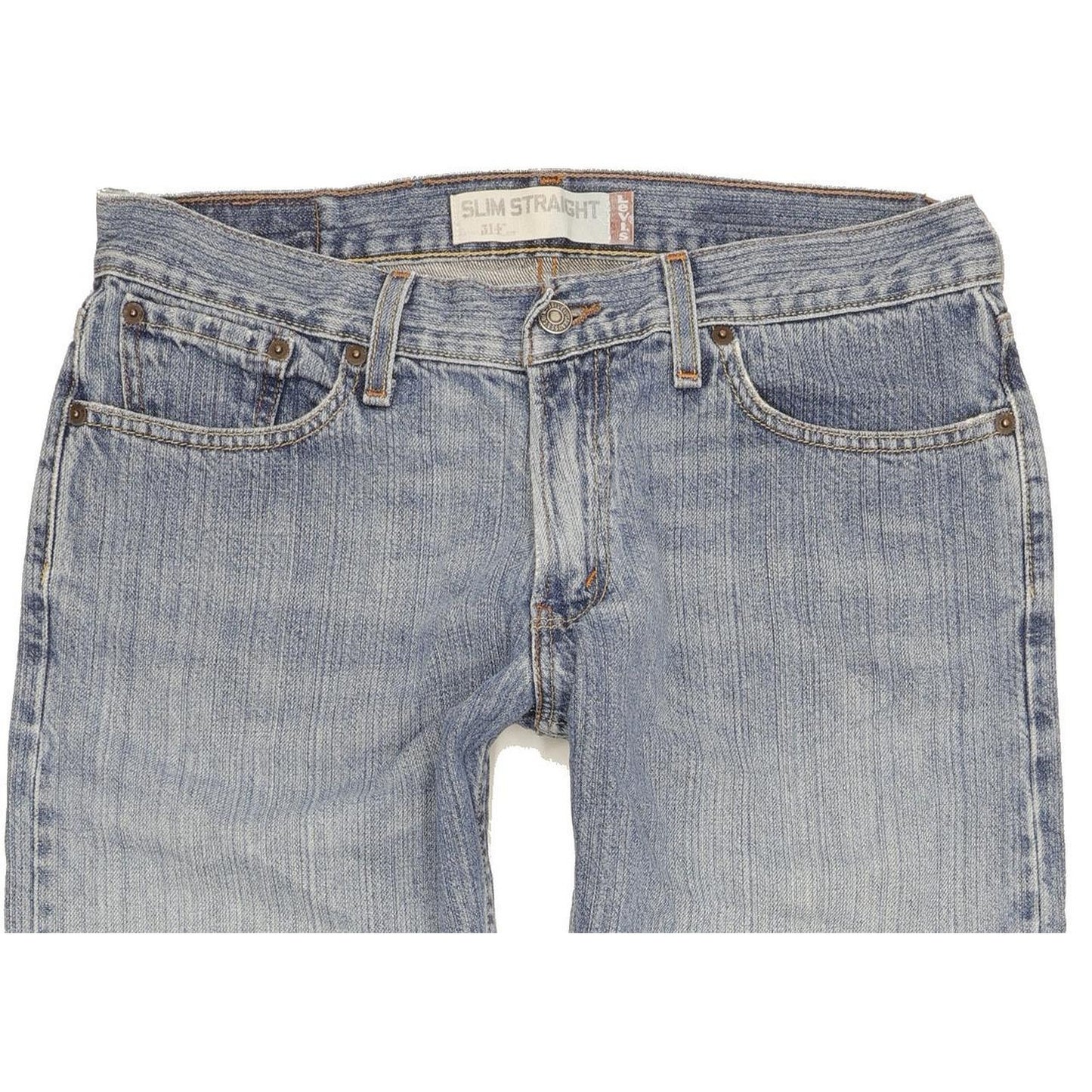 Levi's 514 Men Blue Straight Slim Jeans W33 L32