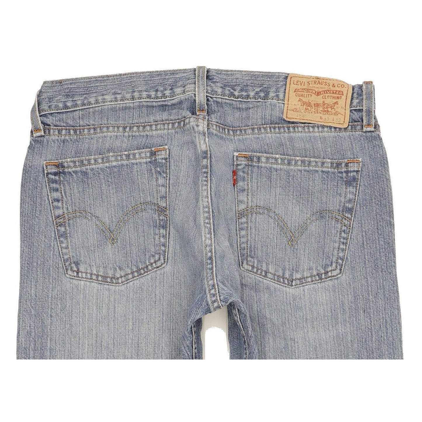 Levi's 514 Men Blue Straight Slim Jeans W33 L32