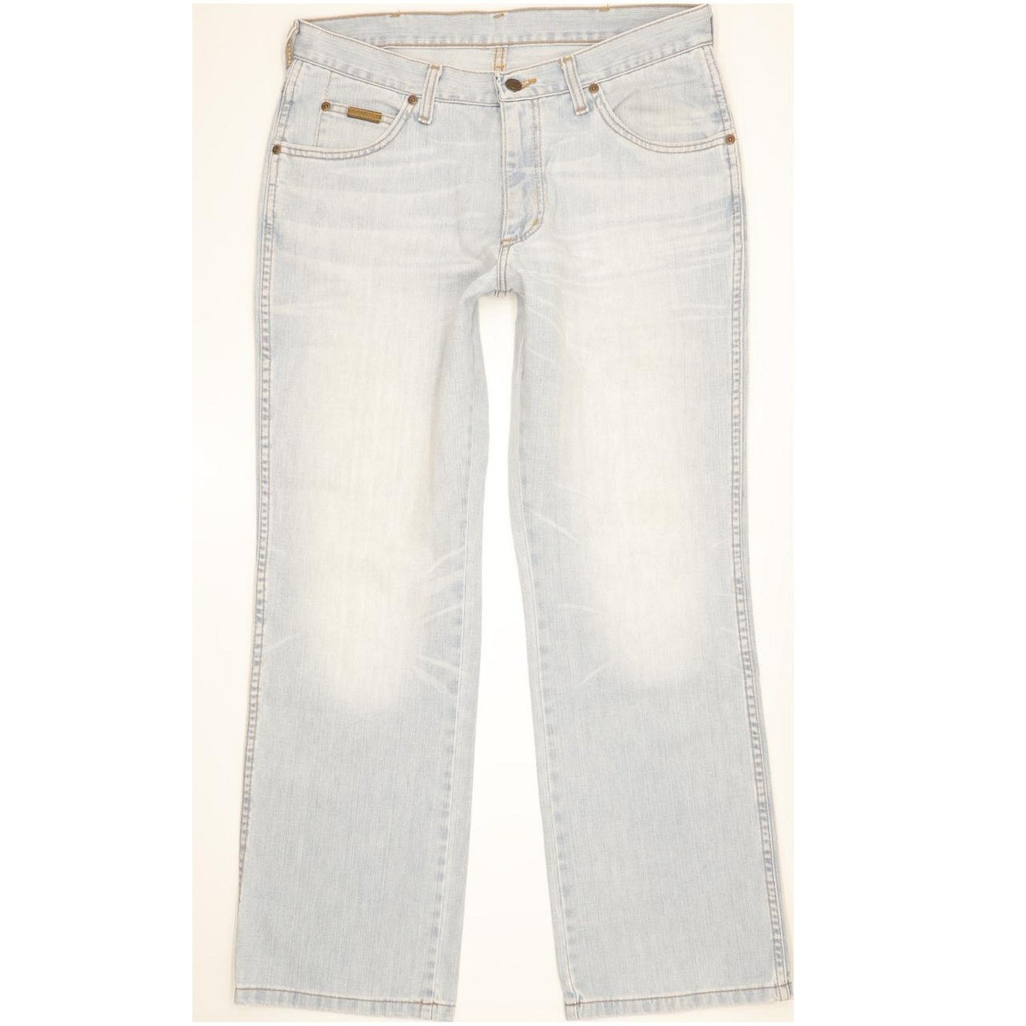 Wrangler Alaska Men Blue Straight Regular Jeans W33 L30