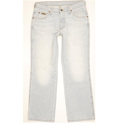 Wrangler Alaska Men Blue Straight Regular Jeans W33 L30