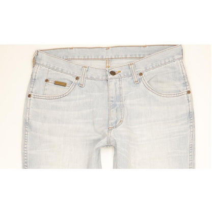 Wrangler Alaska Men Blue Straight Regular Jeans W33 L30