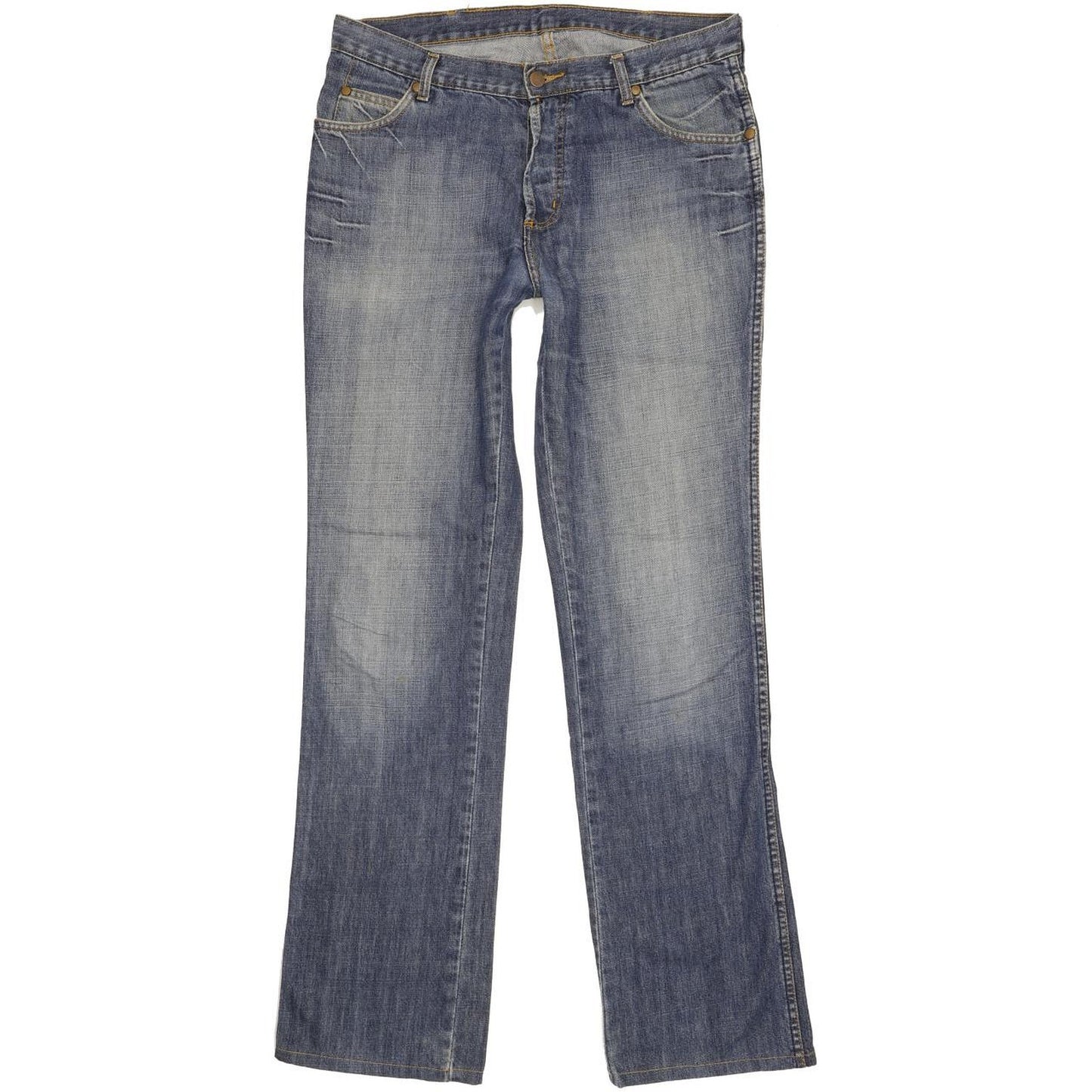 Wrangler Evolution Men Blue Straight Regular Jeans W34 L35