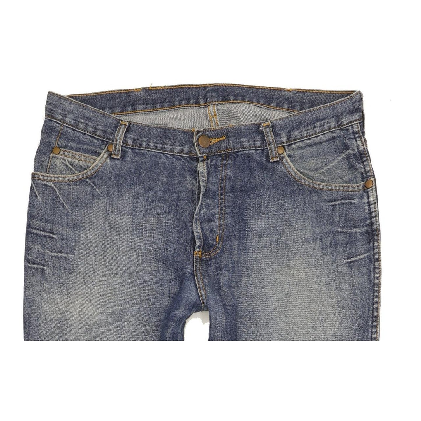 Wrangler Evolution Men Blue Straight Regular Jeans W34 L35