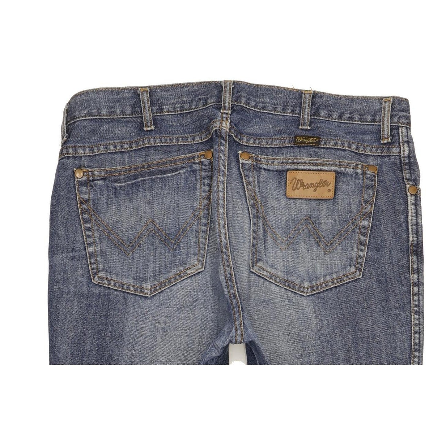 Wrangler Evolution Men Blue Straight Regular Jeans W34 L35