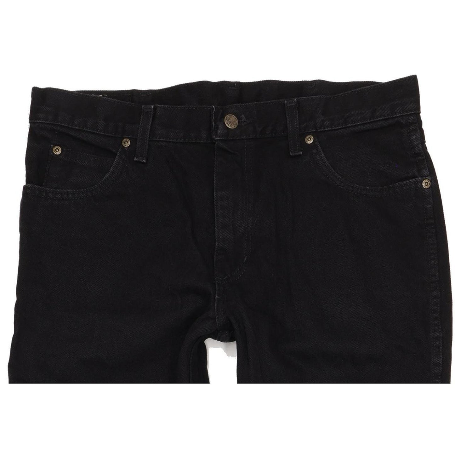 Wrangler Durable Quality Men Black Straight Regular Jeans W36 L33