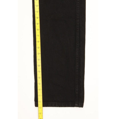 Wrangler Durable Quality Men Black Straight Regular Jeans W36 L33