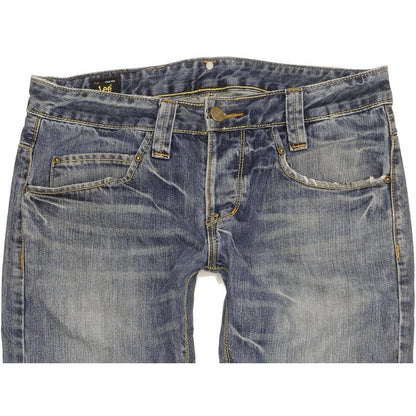 Lee Men Blue Straight Slim Jeans W32 L31
