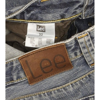 Lee Men Blue Straight Slim Jeans W32 L31