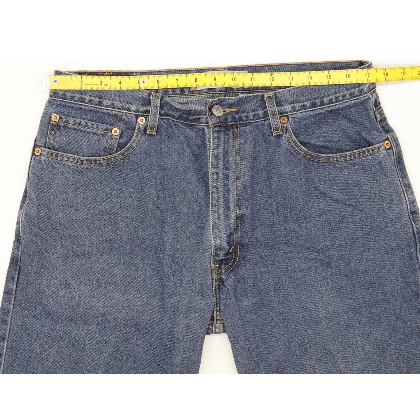 Levi's 505 Men Blue Straight Regular Jeans W35 L31