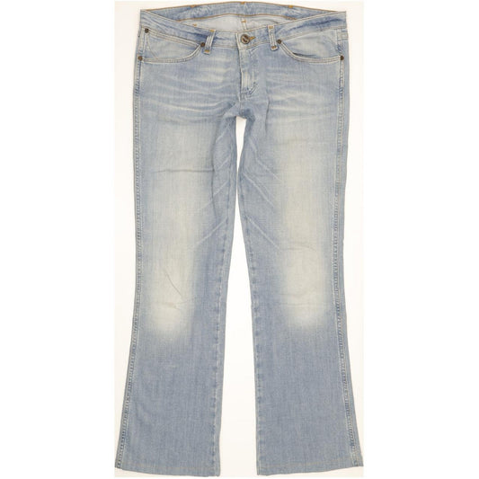 Wrangler Megan Women Blue Bootcut Regular Stretch Jeans W34 L32