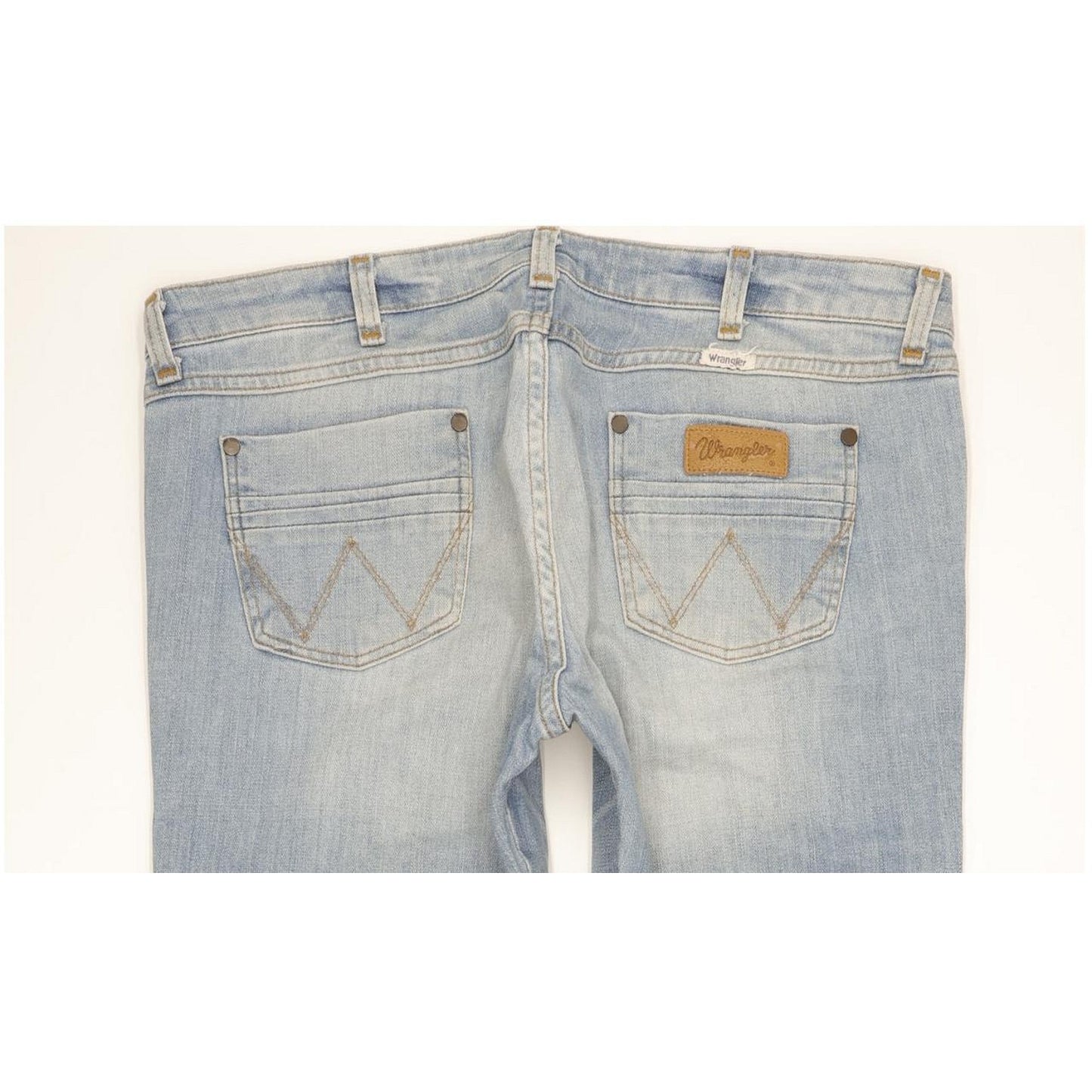 Wrangler Megan Women Blue Bootcut Regular Stretch Jeans W34 L32
