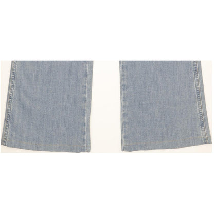 Wrangler Megan Women Blue Bootcut Regular Stretch Jeans W34 L32
