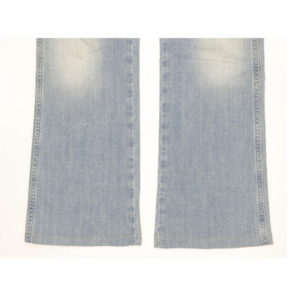 Wrangler Megan Women Blue Bootcut Regular Stretch Jeans W34 L32