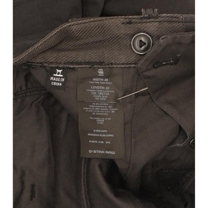 G-Star Bronson Men Grey Straight Slim Stretch Jeans W29 L31