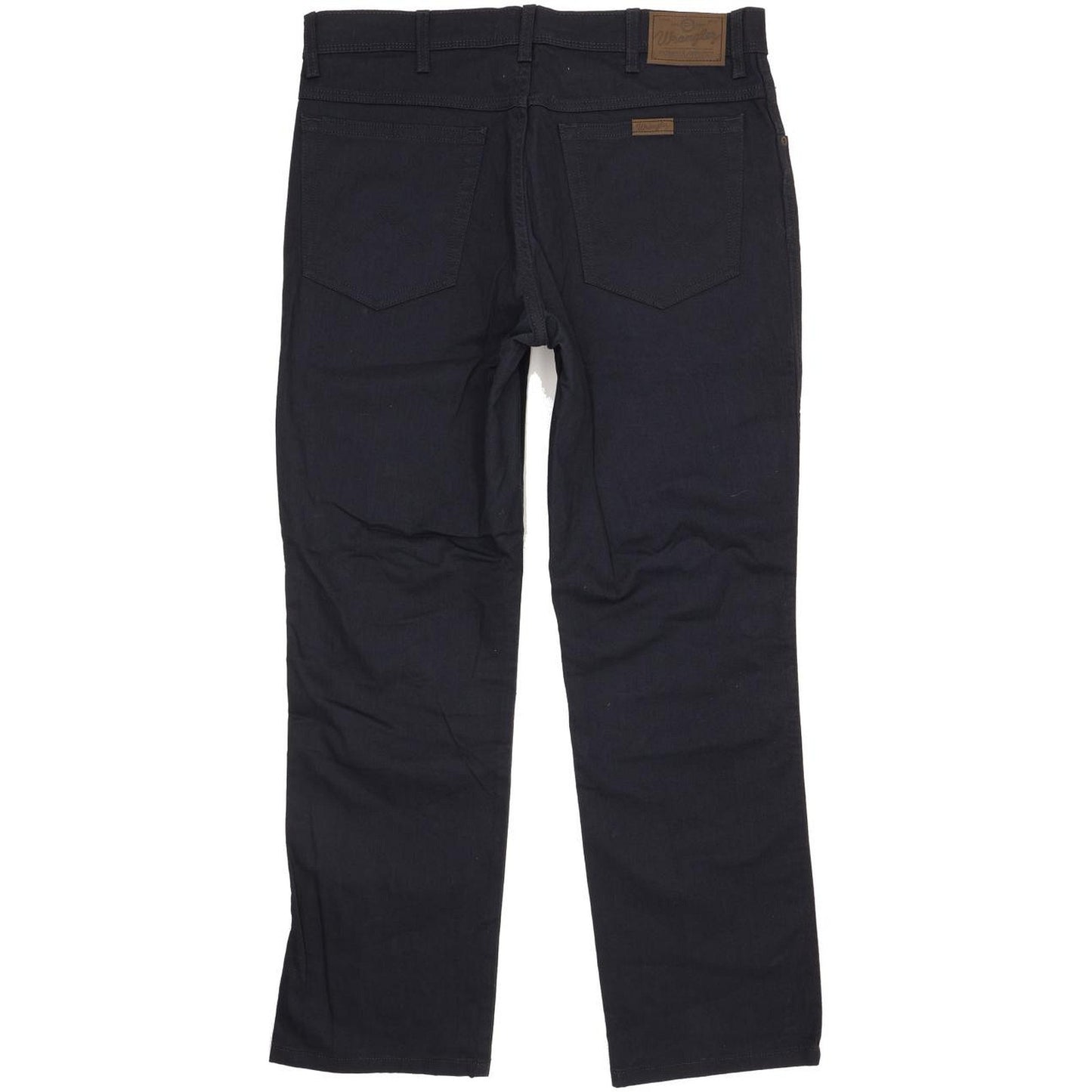 Wrangler Durable Quality Men Navy Straight Regular Stretch Jeans W36 L30