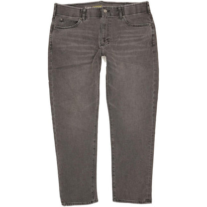 Lee Men Grey Straight Slim Stretch Jeans W38 L30