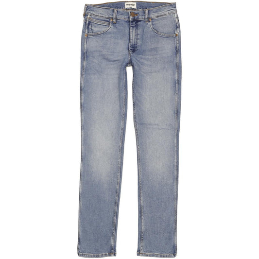 Wrangler Greensboro Men Blue Straight Regular Stretch Jeans W30 L34