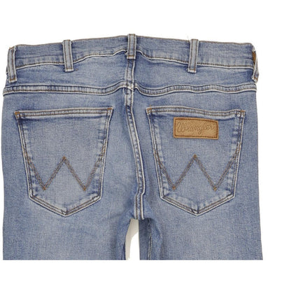 Wrangler Greensboro Men Blue Straight Regular Stretch Jeans W30 L34